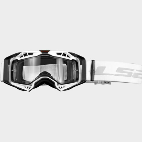 LS2 gafas moto Aura Enduro blanco