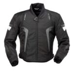 Rainers chaqueta moto Michigan negro