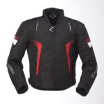 Rainers chaqueta moto Michigan rojo