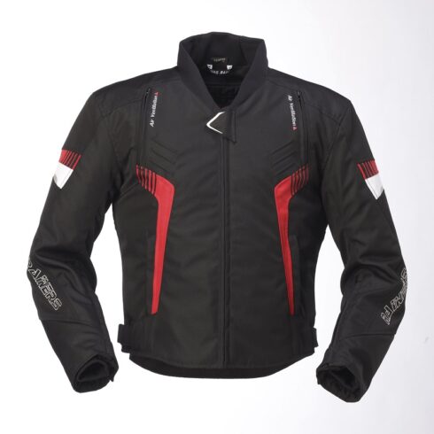 Rainers chaqueta moto Michigan rojo