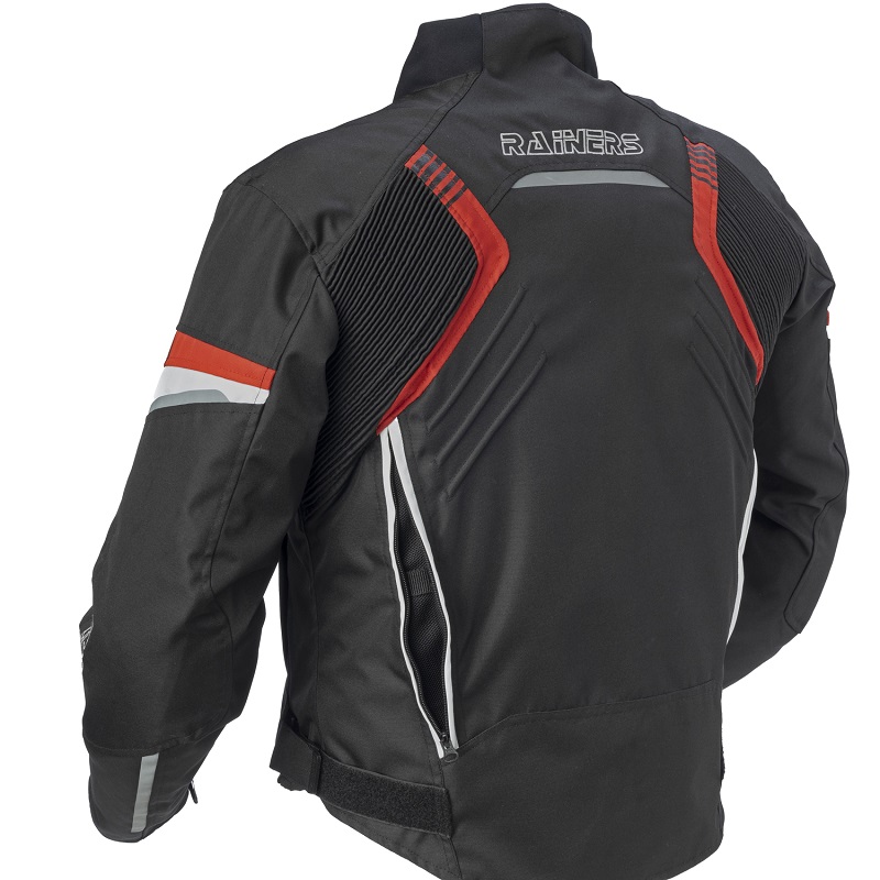 Rainers chaqueta moto Michigan rojo - Imagen 2