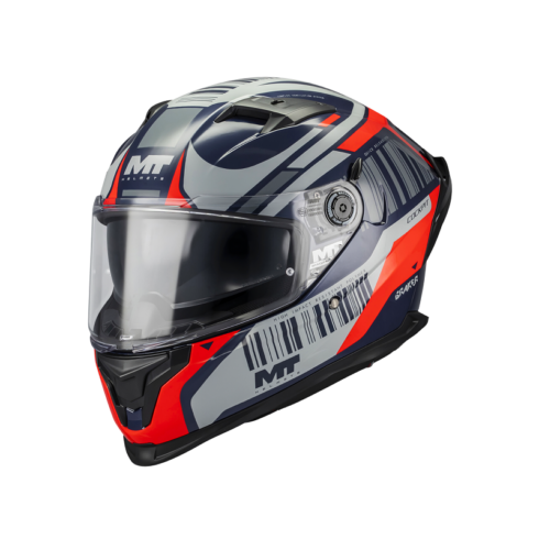 MT Helmets casco integral Braker SV Cockpit C5 rojo gris