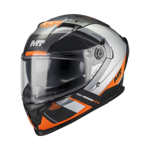 MT Helmets casco integral Braker SV Inception  B4 naranja