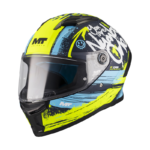 MT Helmets casco integral Stinger 2 Rocket C3 amarillo azul