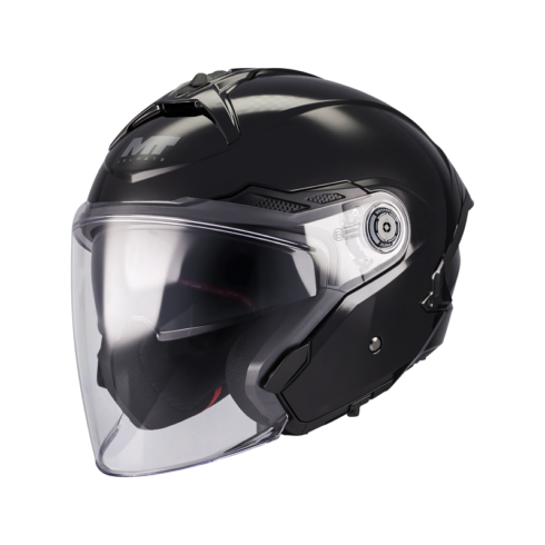 MT Helmets casco jet Cosmo SV Pure A1 negro