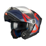 MT Helmets casco modular Atom 2 SV Dexter B15 azul rojo