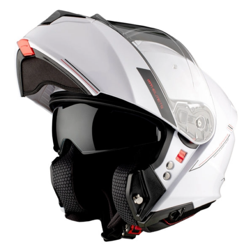 MT Helmets casco modular Genesis SV Pure A0 blanco