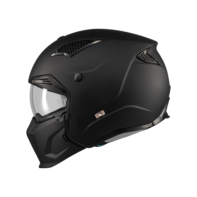 MT Helmets casco trial Streetfighter SV S Pure A1 negro mate - Imagen 3