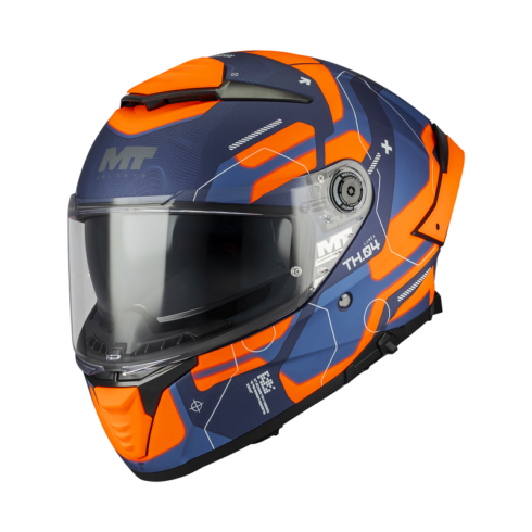MT Helmets casco integral Thunder 4 SV Lumex C24 naranja