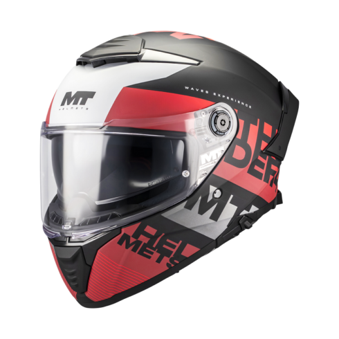 MT Helmets casco integral Thunder 4 SV Waves B5 rojo
