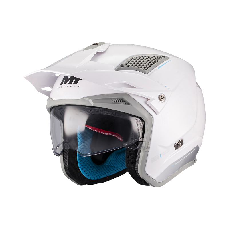 MT Helmets casco jet District Soul A2 blanco - Imagen 2
