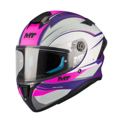 MT Helmets casco integral Targo S Outside C8 rosa morado