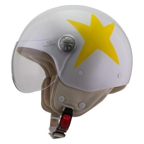 NZI casco moto jet Pasarela Agatha Ruiz de la Prada Constelación