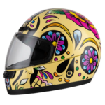 NZI casco integral Activy 3 Mexican amarillo rosa