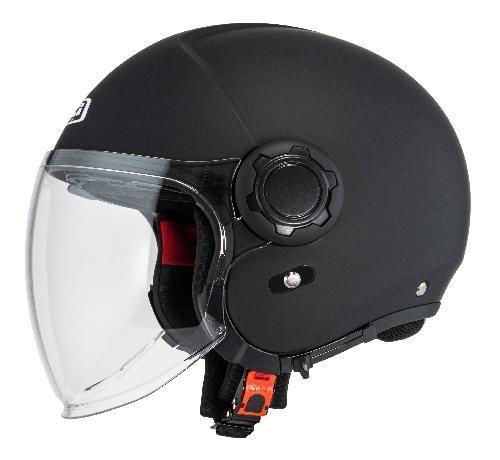 NZI casco jet Ringway 2 Duo negro mate