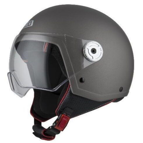 NZI casco jet Vintage 3 antracita mate