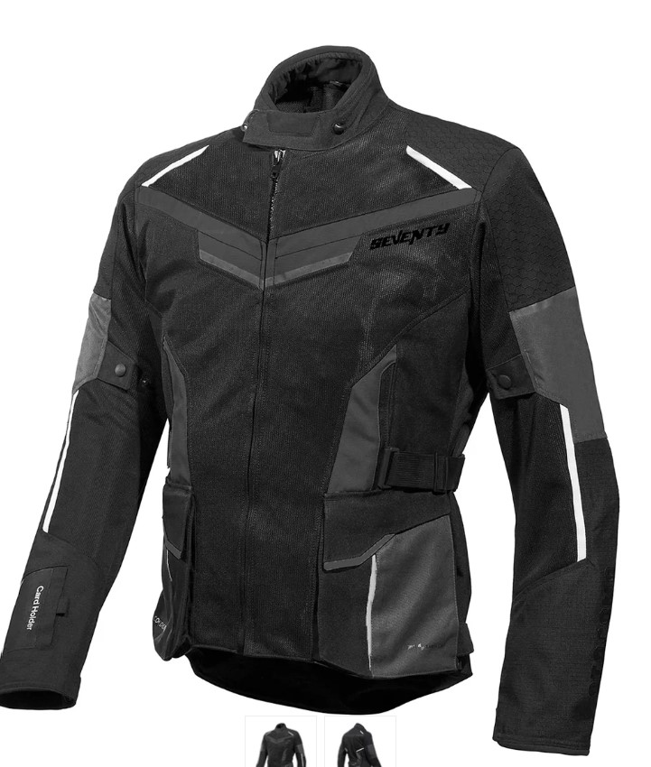 Seventy Degrees chaqueta moto JT70 Atacama negra