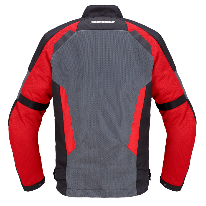 Spidi chaqueta moto verano Tek Net rojo negro - Imagen 2