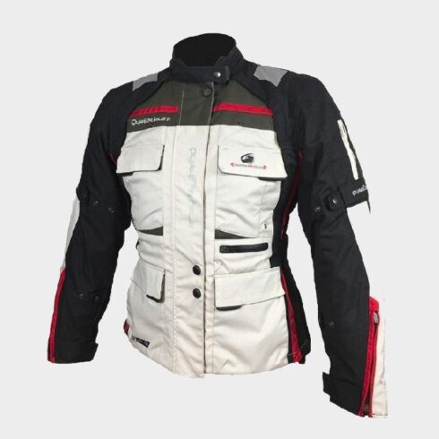 Quartermile chaqueta moto trail lady Trystar beige