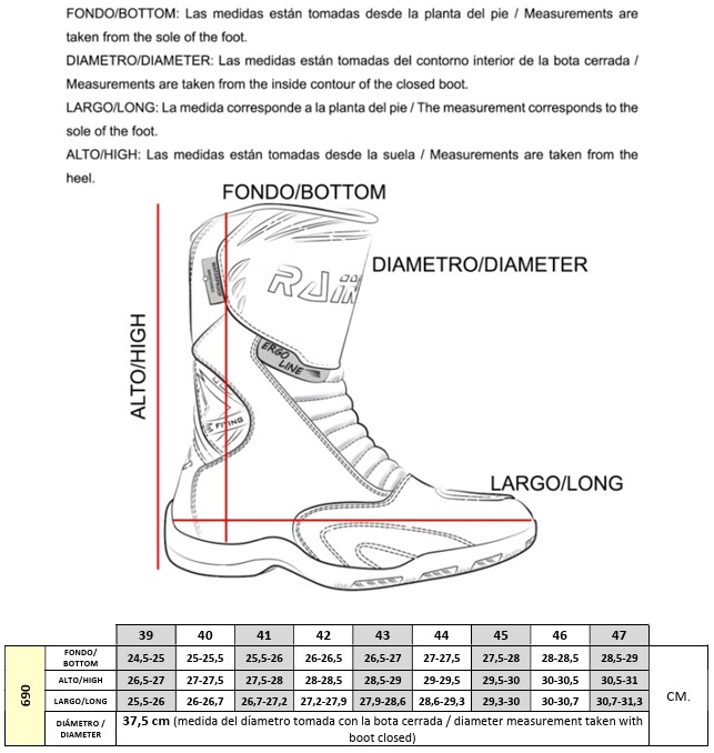 Rainers botas moto racing 690 - Imagen 2