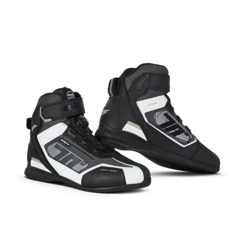 Seventy Degrees zapatilla moto BR3 Veloce Pro negro blanco