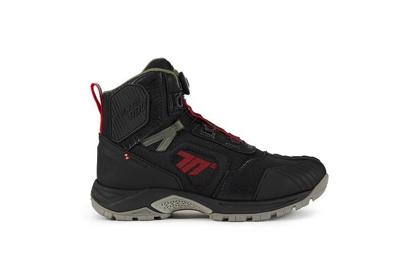 Seventy Degrees zapatilla moto BA7 Stelvio Low roja - Imagen 3