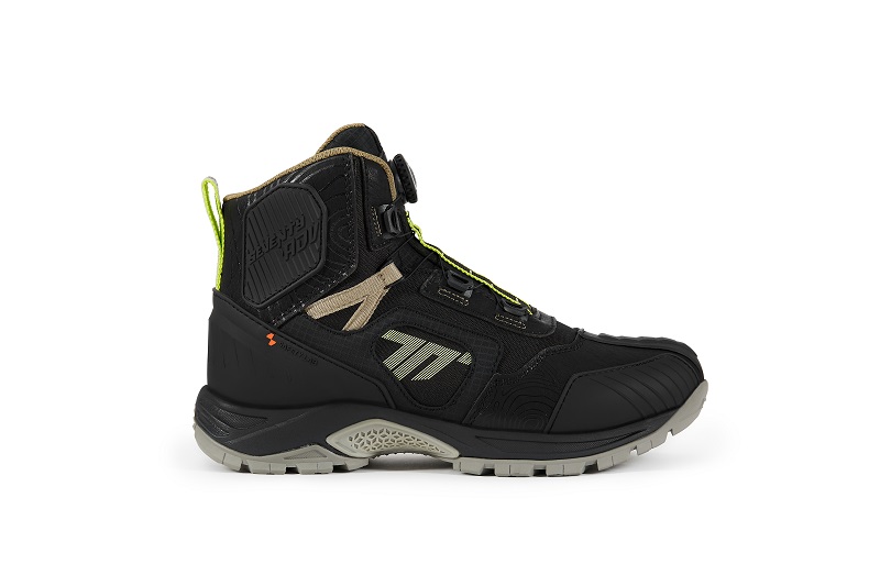 Seventy Degrees zapatilla moto BA7 Stelvio Low amarilla - Imagen 3