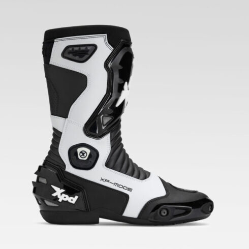 XPD botas moto racing XP-Mode blanco negro
