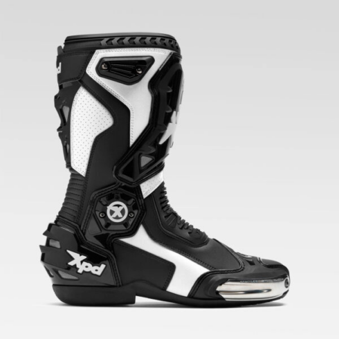 XPD botas moto racing XP6-S blanco negro