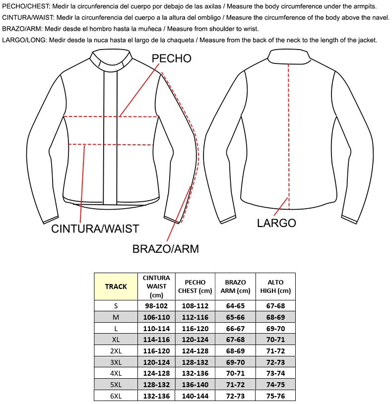 Rainers chaqueta moto Track fluor - Imagen 5