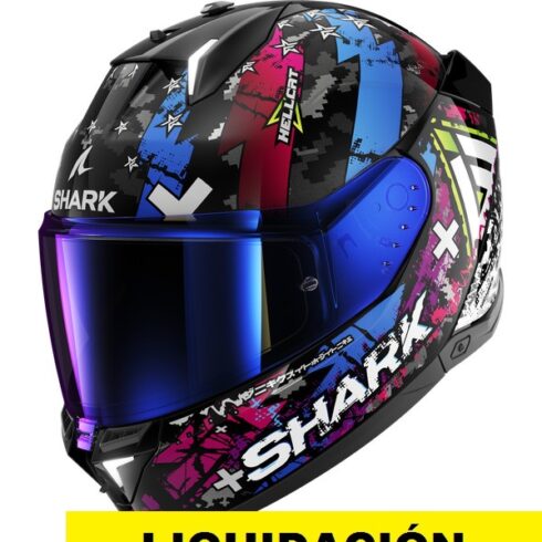 Shark Casco Moto Integral SKWAL i3 Hellcat morado