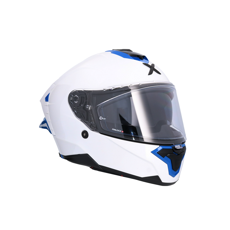 Shiro casco integral Brutale Corsa blanco azul