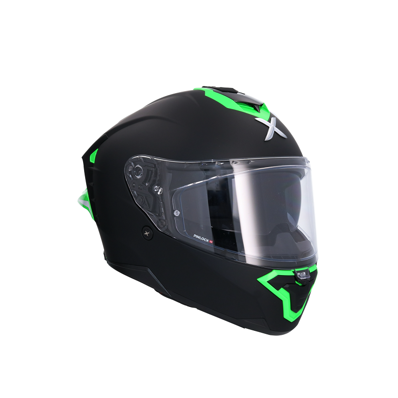 Shiro casco integral Brutale Corsa negro verde