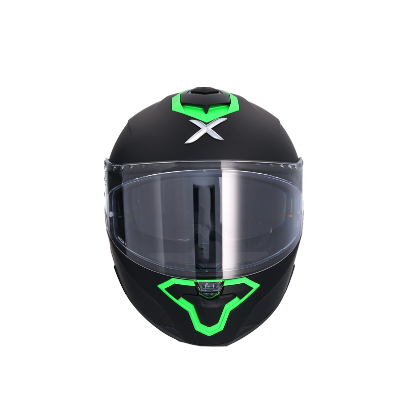 Shiro casco integral Brutale Corsa negro verde - Imagen 2