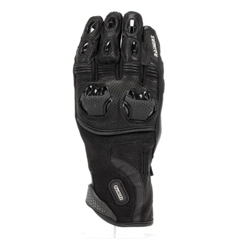 Rainers guantes moto verano Dinamiko negro