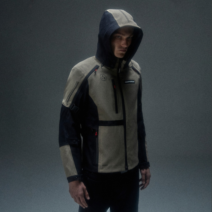 Spidi chaqueta moto Mission-V beige - Imagen 4