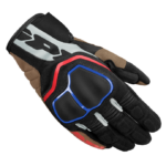 Spidi guantes moto verano Sport GT azul rojo