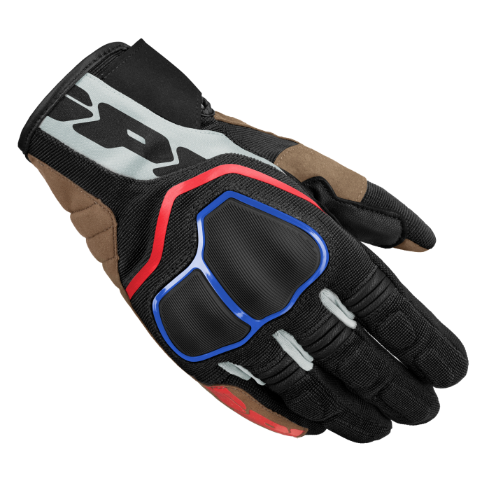 Spidi guantes moto verano Sport GT azul rojo