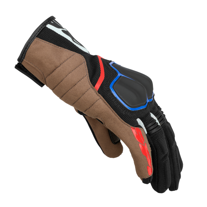 Spidi guantes moto verano Sport GT azul rojo - Imagen 2