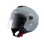 Unik casco jet Vertex DV gafa solar gris nardo