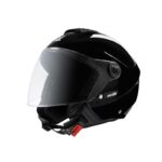 Unik casco jet Vertex DV gafa solar negro