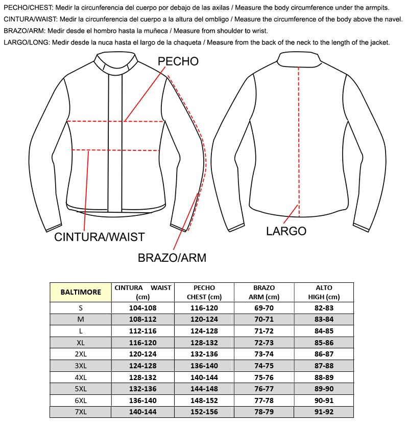 Rainers chaqueta moto invierno Baltimore - Imagen 5