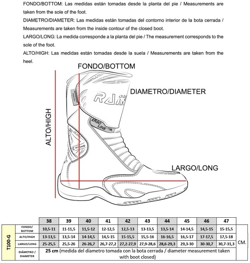 Rainers botas moto T100 - Imagen 4
