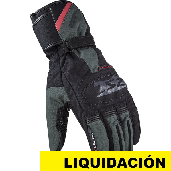 LS2 guantes invierno Snow verde negro