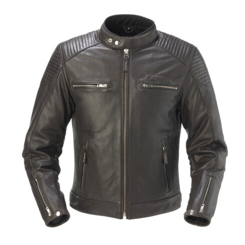 Rainers chaqueta moto cuero Atlanta marrón