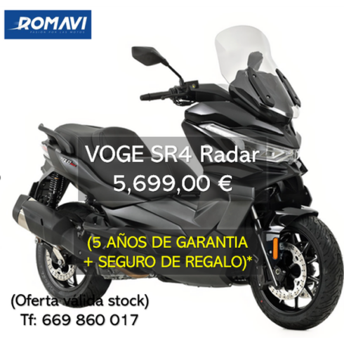 VOGE SR4 Radar Km0