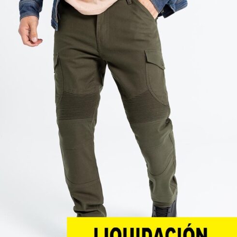 By City pantalón Mixed Slim III verde
