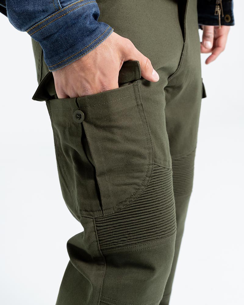 By City pantalón Mixed Slim III verde - Imagen 3