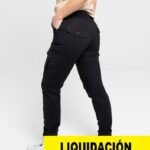 By City pantalón mujer Mixed Slim III negro