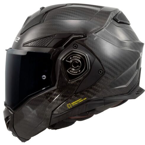 LS2 casco moto modular FF901 Advant X Carbon brillo